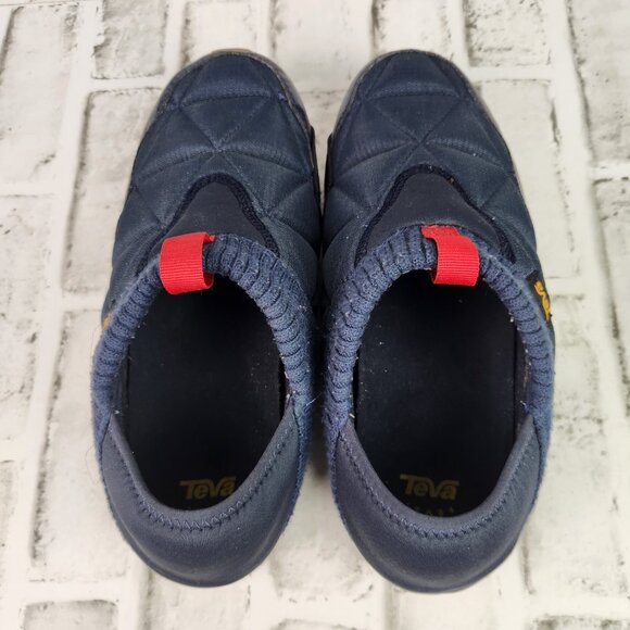 Teva ReEmber Men's Size 9 Blue Moc Shadow Quilted Slip On Slippers 1125472 - Picture 6 of 10